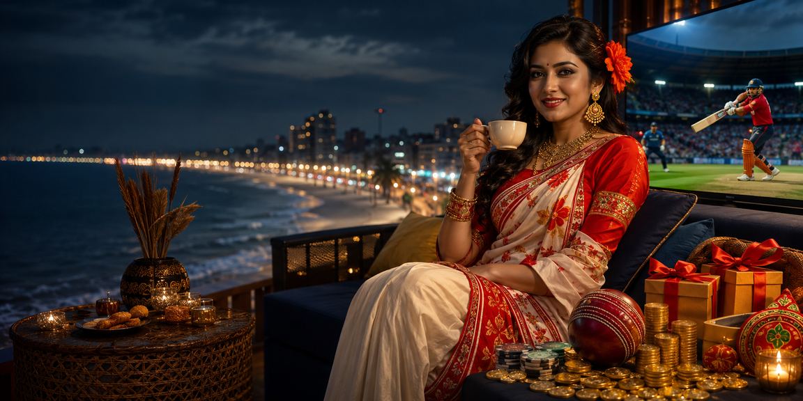 চট্টগ্রামে পহেলা বৈশাখ উৎসবে ক্রিকেট বেটিং প্রোমোশন উপভোগ করছেন একজন বাংলাদেশি