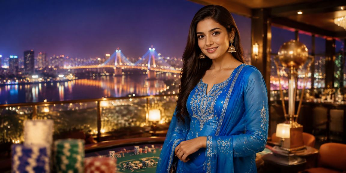 রাজশাহীতে সালোয়ার কামিজ পরে একজন বাংলাদেশি নারী ক্রিকেট বেটিং করছেন